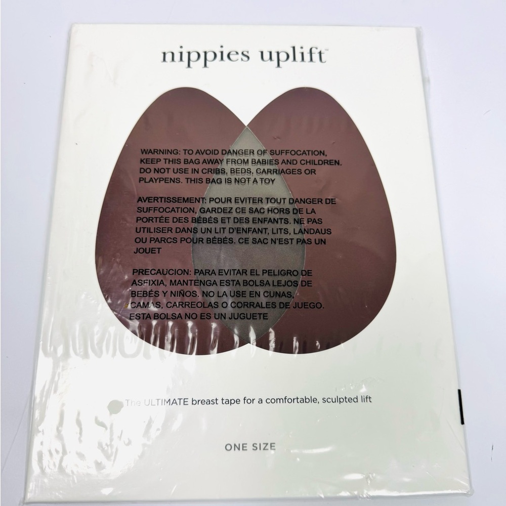 Nippies  Uplift Breast Tape 3 Pairs 6 Teardrops